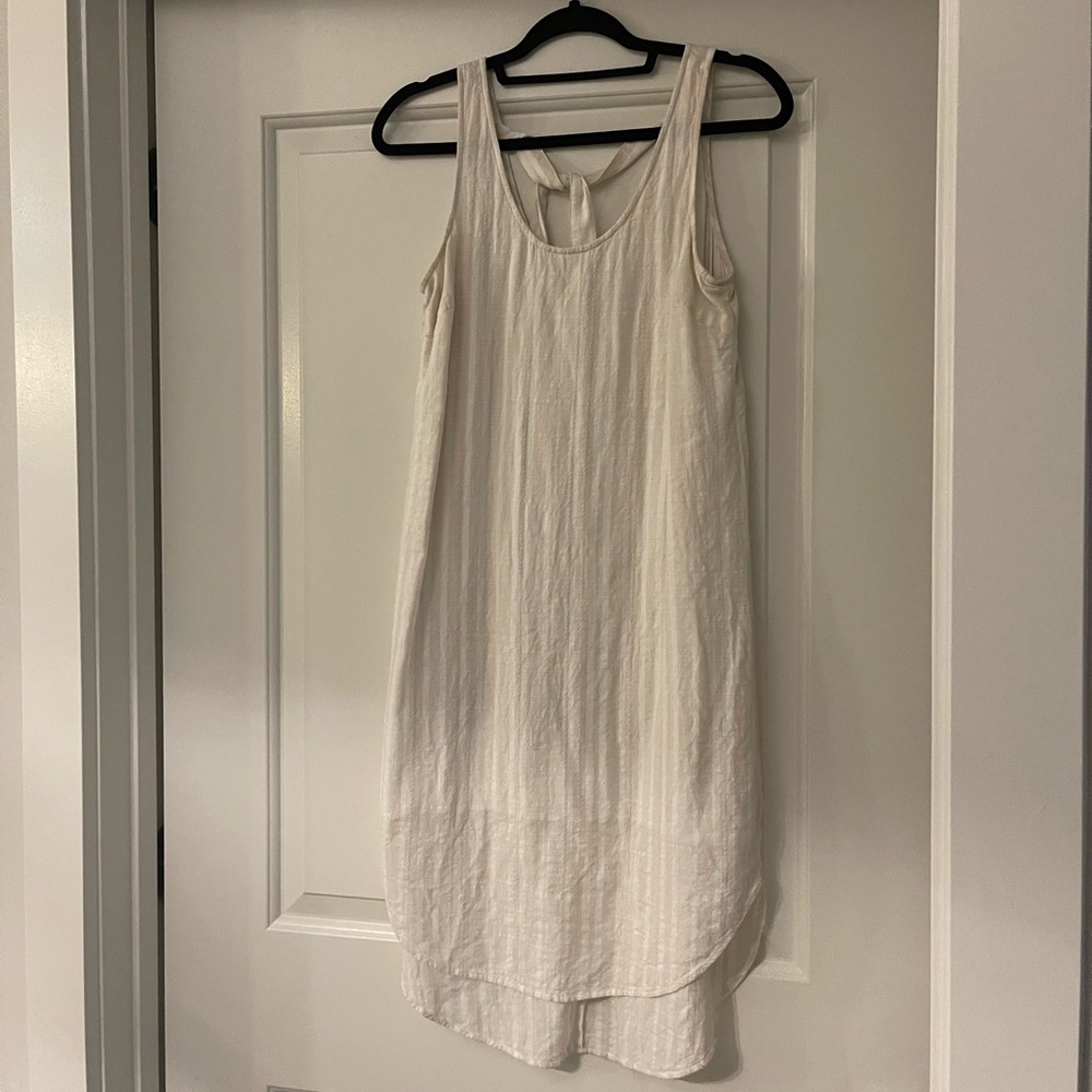 Cloth & Stone Cream Midi Dress